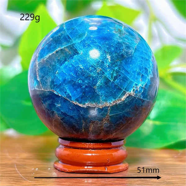 Blue Apatite Ball-ToShay.org