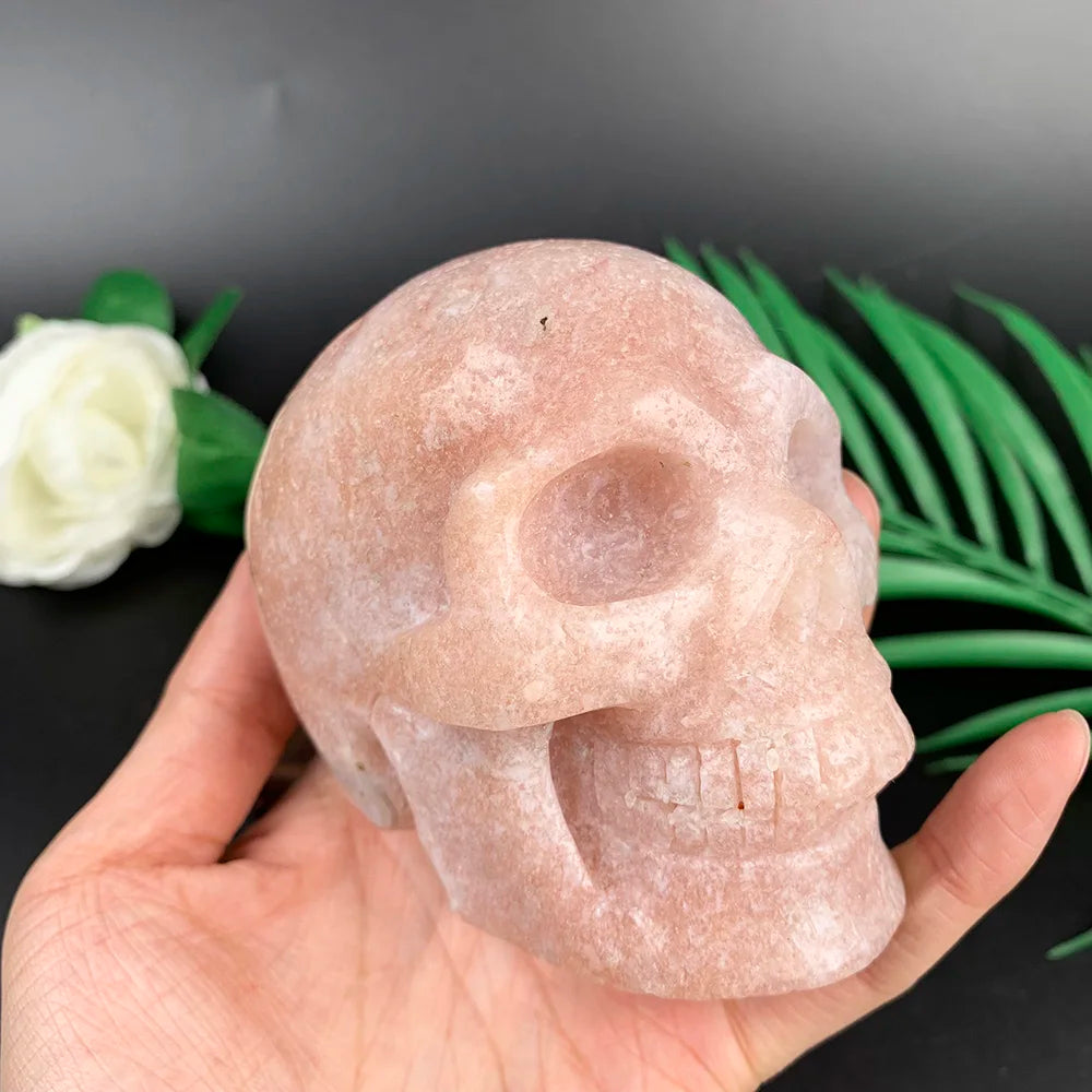 Pink Amethyst Skull-ToShay.org