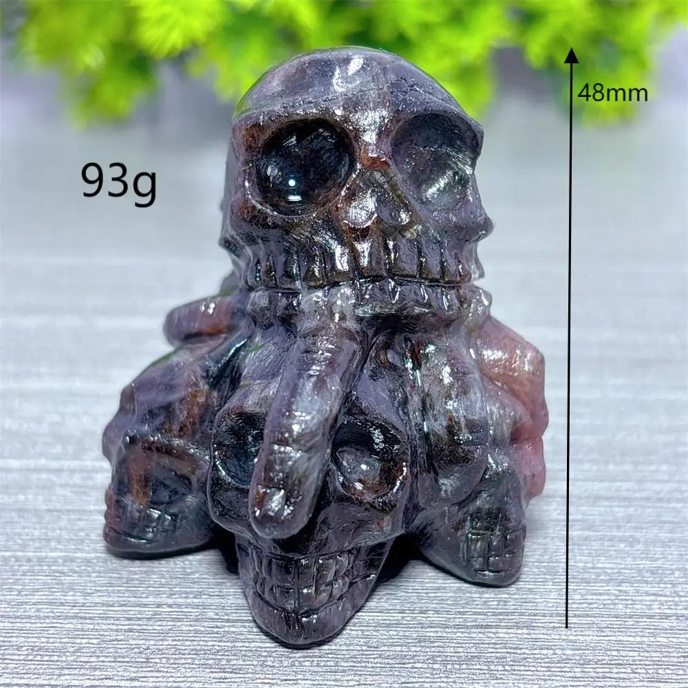 Red Garnet Skulls-ToShay.org