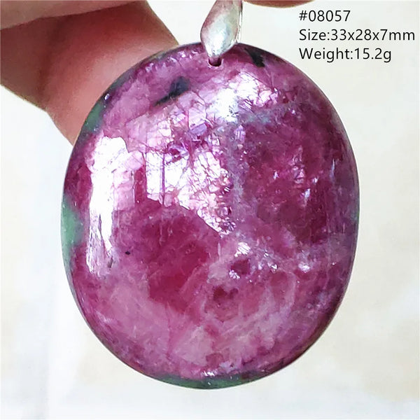 Red Ruby Zoisite Pendant-ToShay.org
