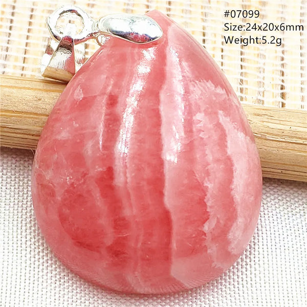 Red Rhodochrosite Pendant-ToShay.org