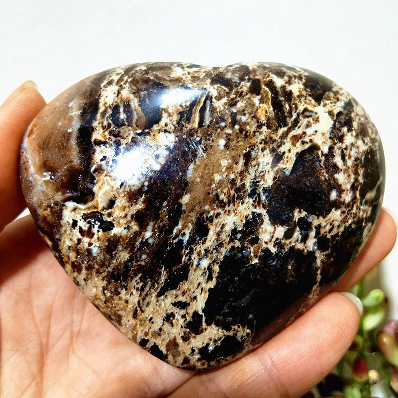 Grey Opal Crystal Heart-ToShay.org