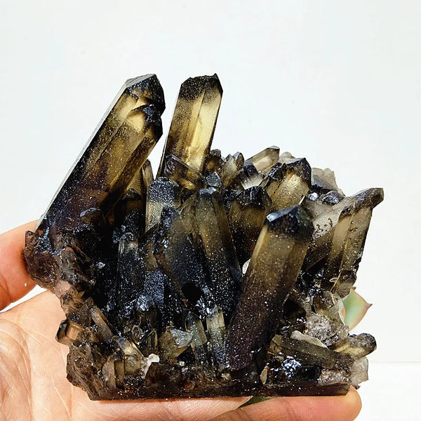 Smoky Quartz Crystal Cluster-ToShay.org