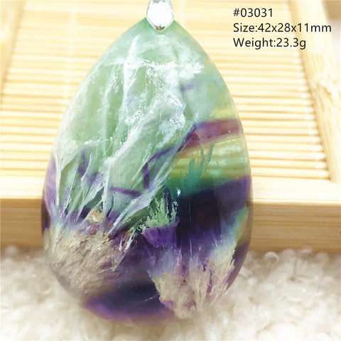 Green Blue Fluorite Pendant-ToShay.org