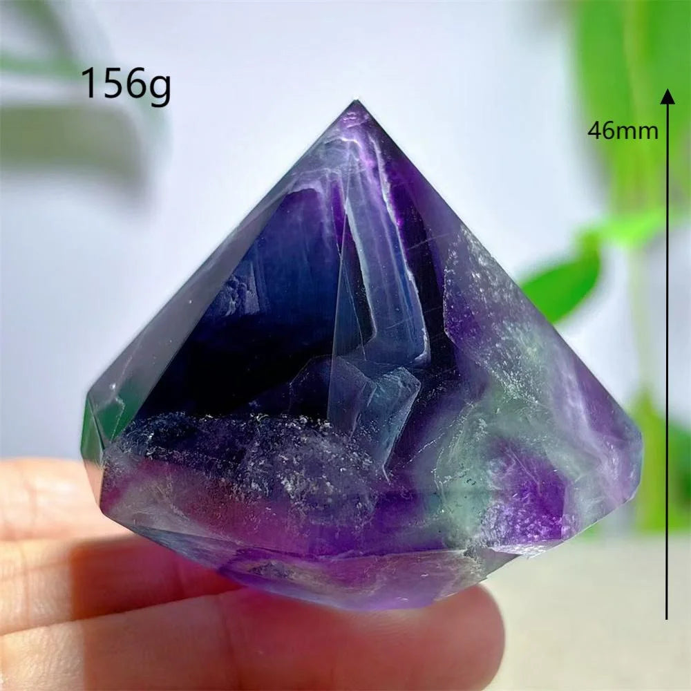 Rainbow Fluorite Diamond-ToShay.org