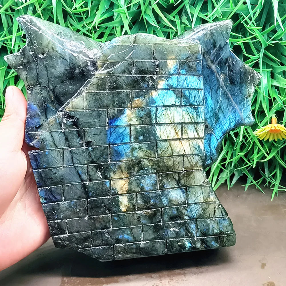 Blue Labradorite Flying Dragon-ToShay.org