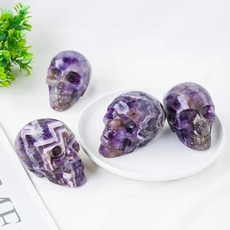 Purple Amethyst Skull-ToShay.org