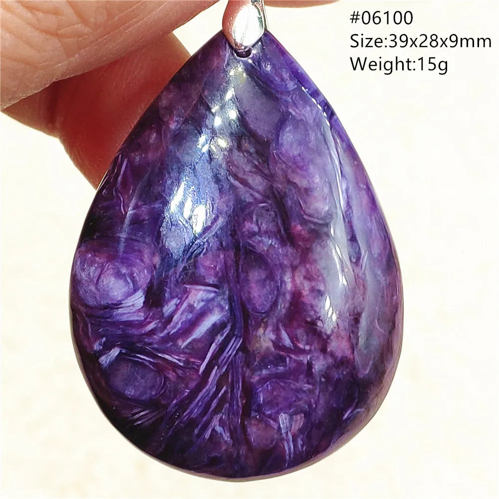 Purple Charoite Pendant-ToShay.org