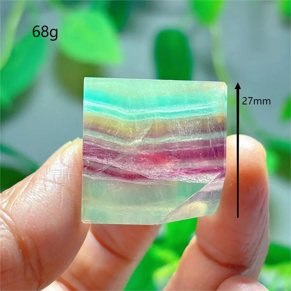 Purple Fluorite Crystal Square-ToShay.org