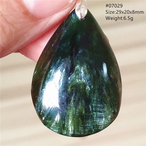 Green Seraphinite Pendant-ToShay.org