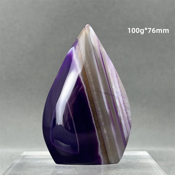 Purple Agate Torch-ToShay.org