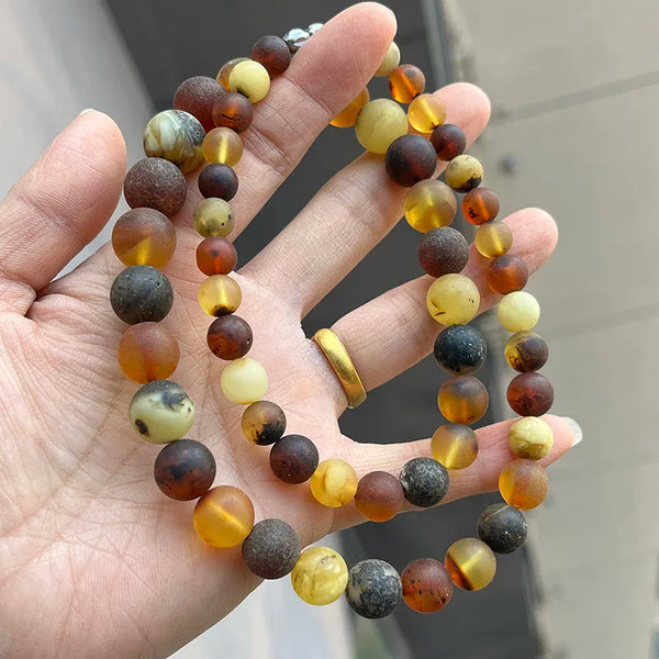 Yellow Amber Necklace-ToShay.org