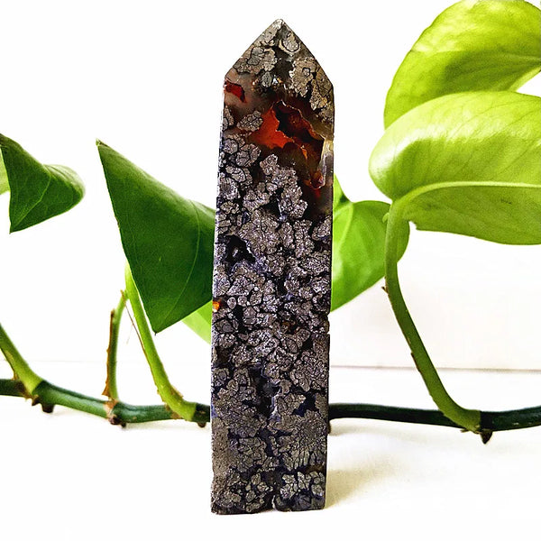 Green Agate Wand Point-ToShay.org