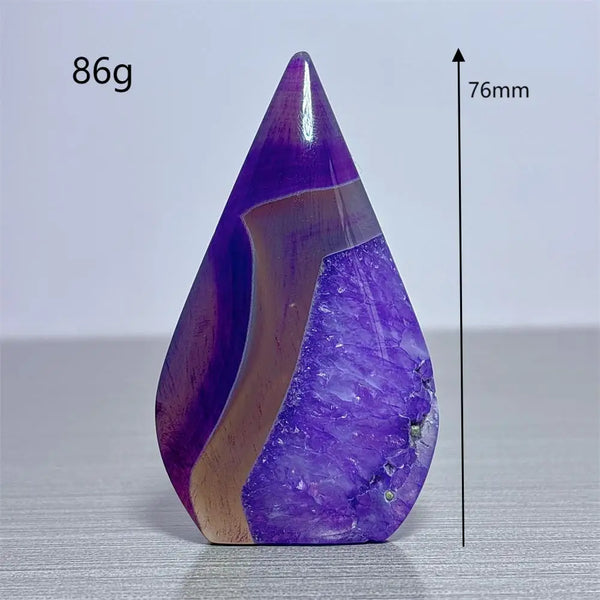 Violet Agate Torch-ToShay.org