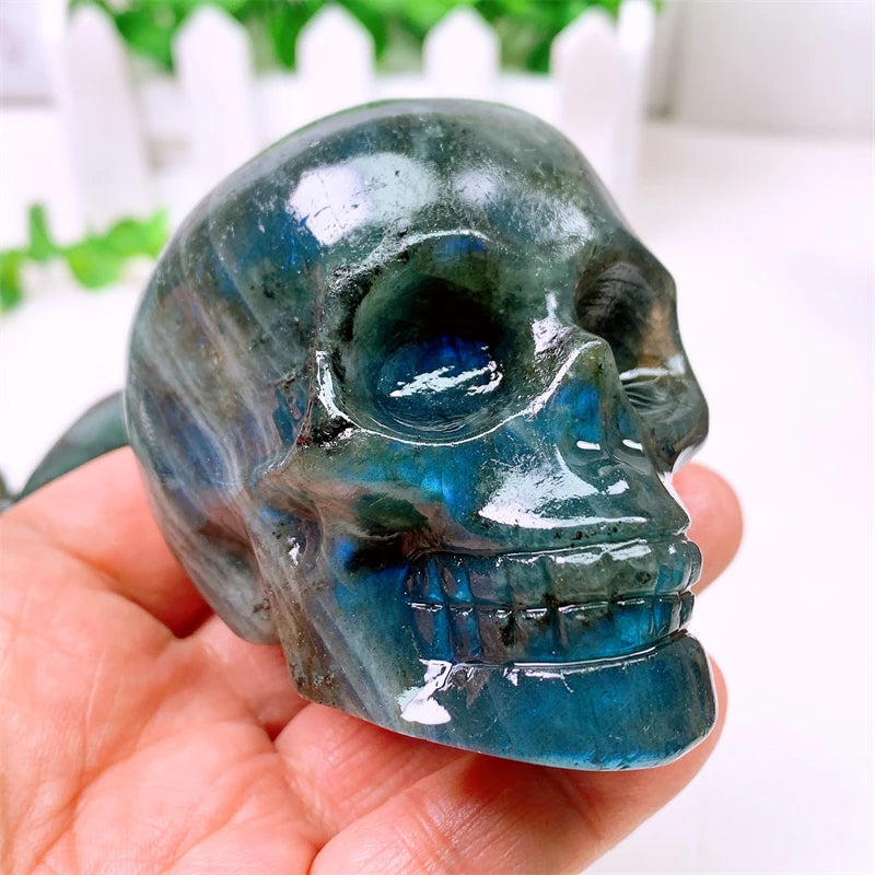 Blue Labradorite Skull-ToShay.org
