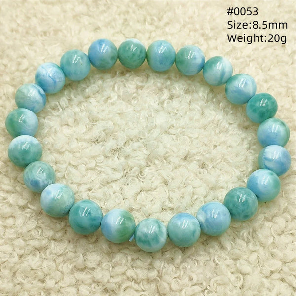 Blue Larimar Bead Bracelet-ToShay.org