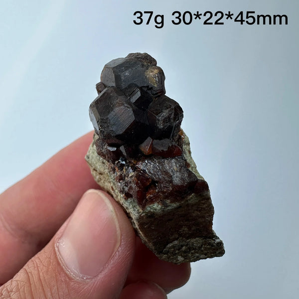 Red Garnet Quartz Crystals-ToShay.org