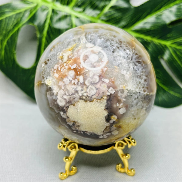 Yellow Agate Geode Ball-ToShay.org