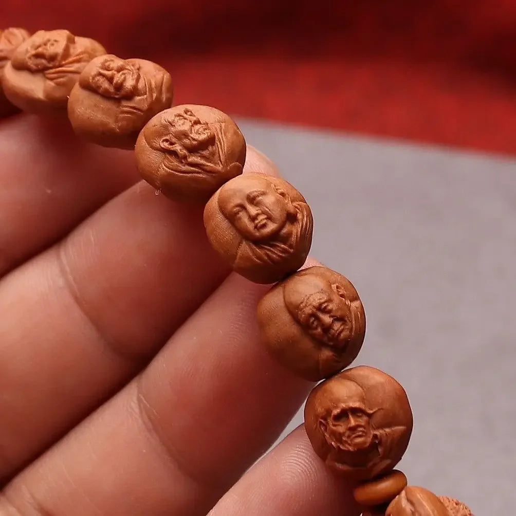 Brown Dragon Peach Pit Bracelets-ToShay.org