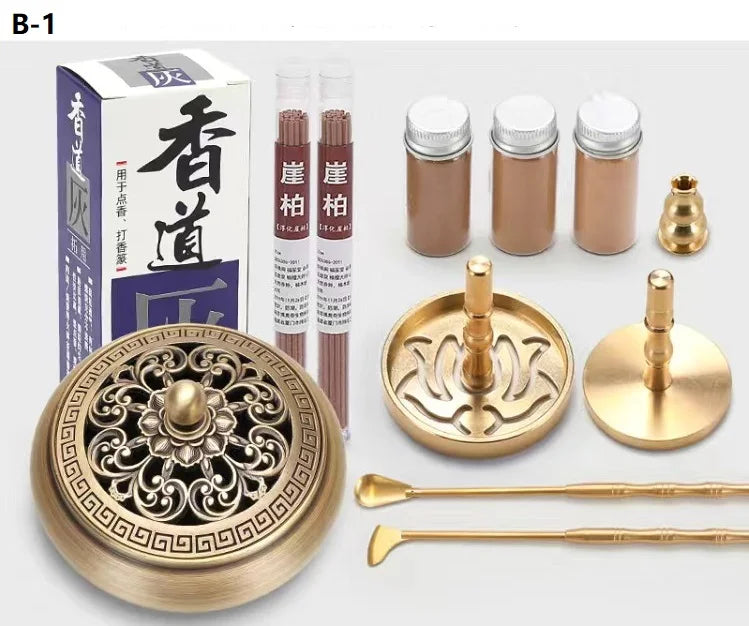 Brass Incense Burner Set-ToShay.org