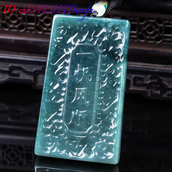 Blue Jadeite Sailboat Pendant-ToShay.org