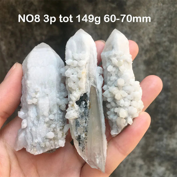 White Fluorite Cluster Point-ToShay.org