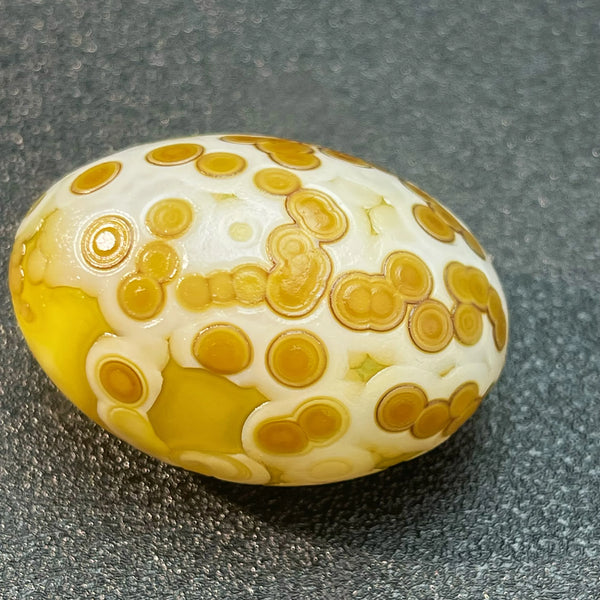 Yellow Flower Wishing Agate-ToShay.org