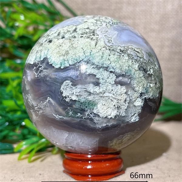 Green Moss Agate Ball-ToShay.org