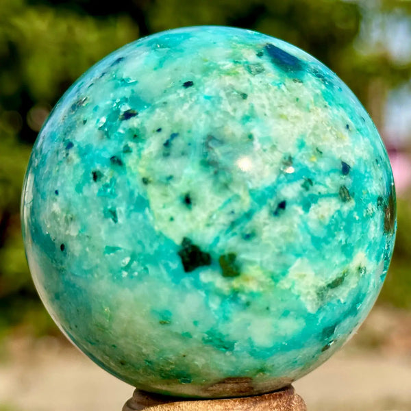 Green Amazonite Ball-ToShay.org