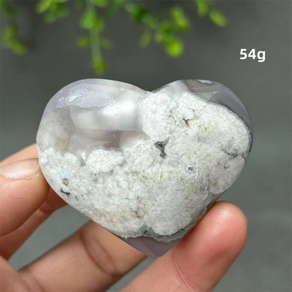 Black Cherry Agate Heart-ToShay.org