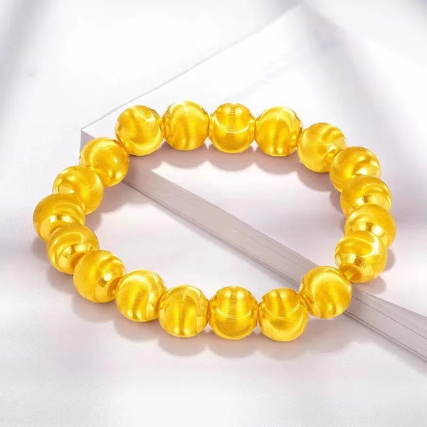 Gold Dragon Bead Bracelet-ToShay.org