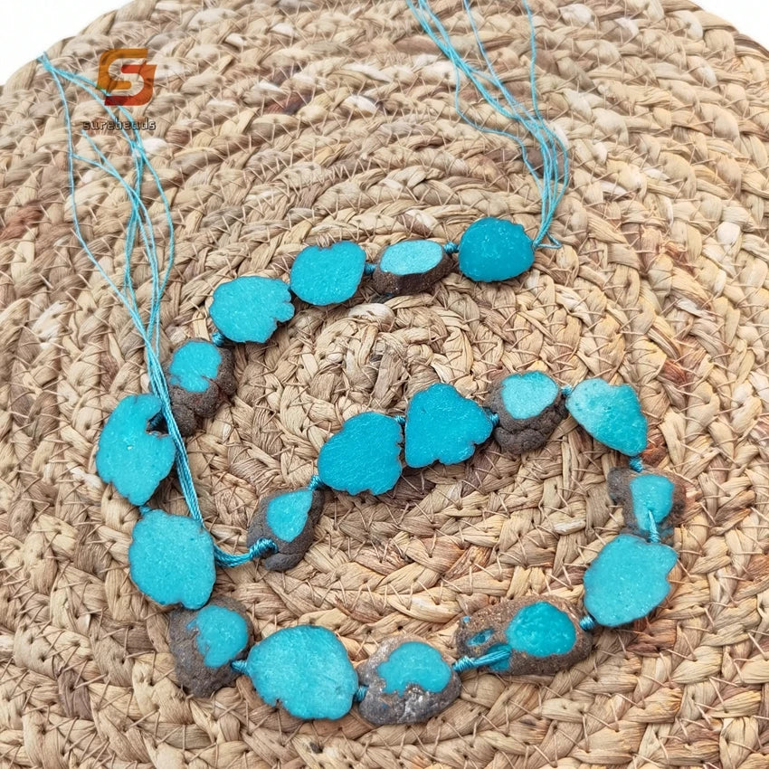 Blue Turquoise Slab Beads-ToShay.org