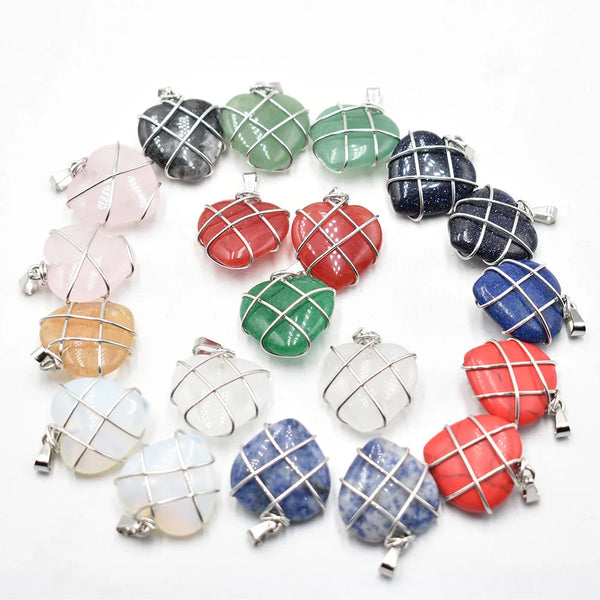 Mixed Crystal Wrap Hearts-ToShay.org