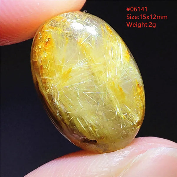 Gold Rutilated Quartz Pendant-ToShay.org