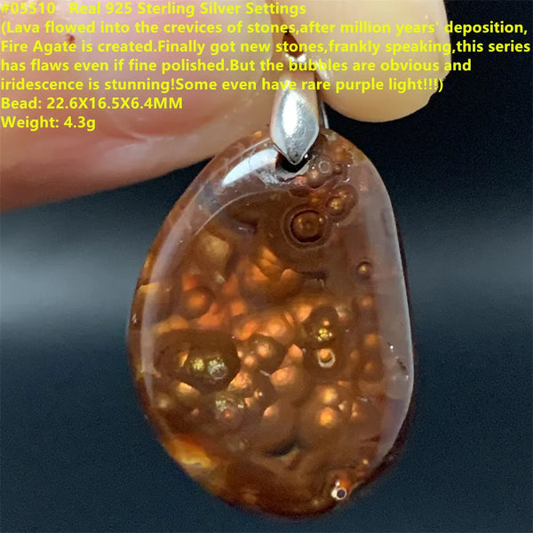 Red Fire Agate Pendants-ToShay.org