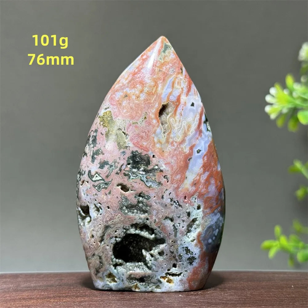 Green Marine Jasper Flame-ToShay.org