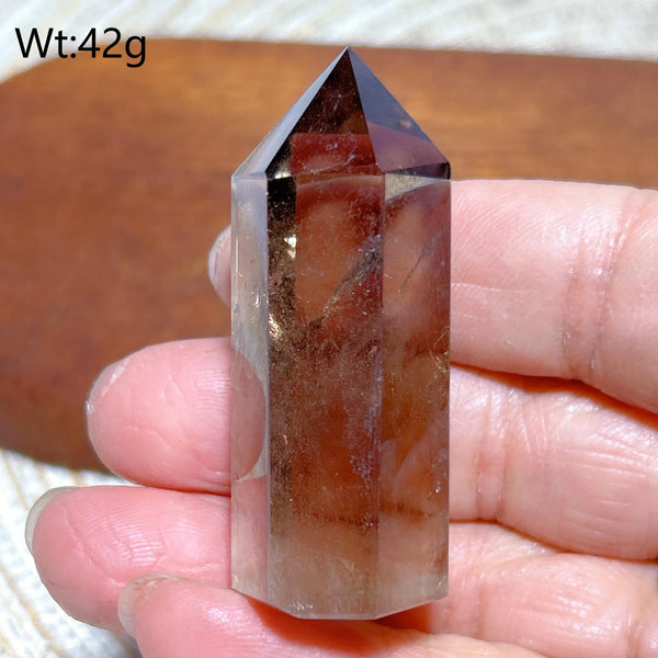 Smokey Rainbow Quartz Point-ToShay.org