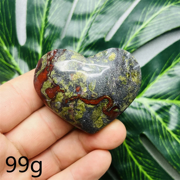 Green Blood Stone Heart-ToShay.org