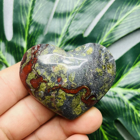 Green Blood Stone Hearts-ToShay.org