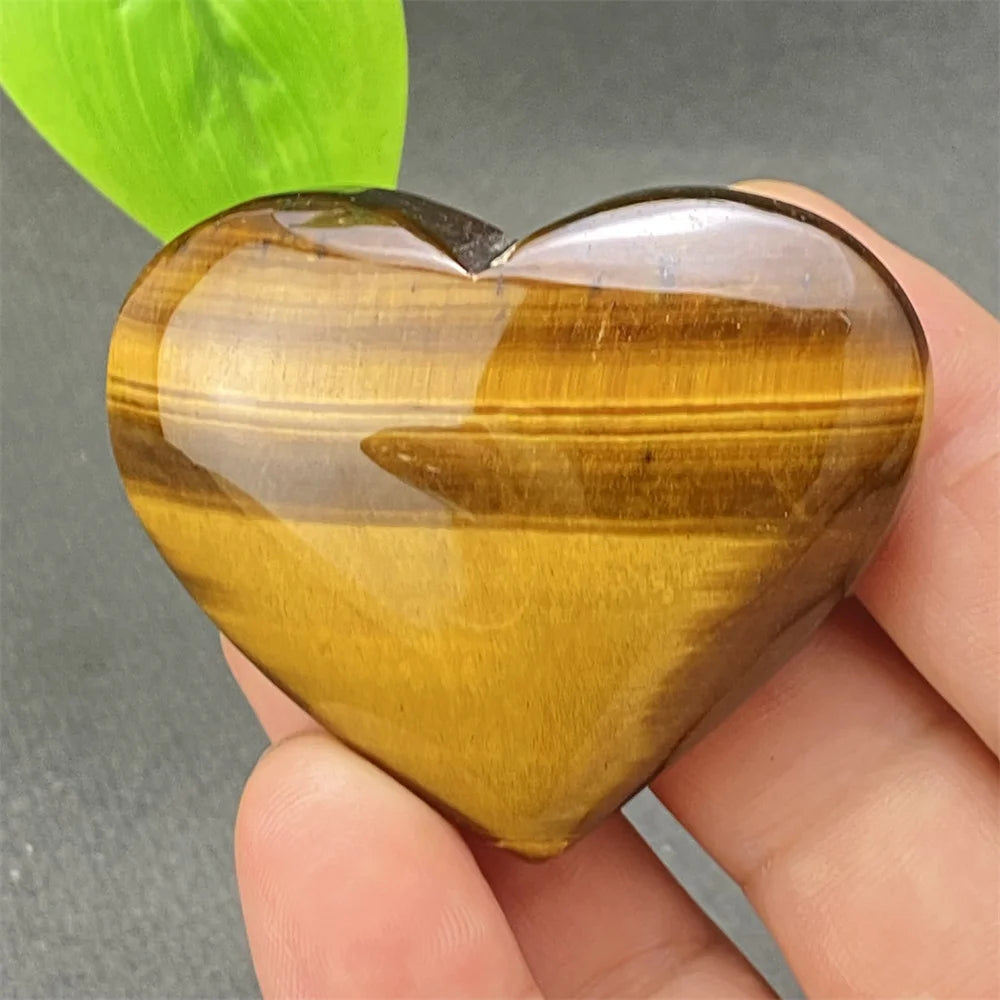 Yellow Tiger Eye Heart-ToShay.org