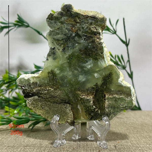 Green Prehnite Quartz Slab-ToShay.org
