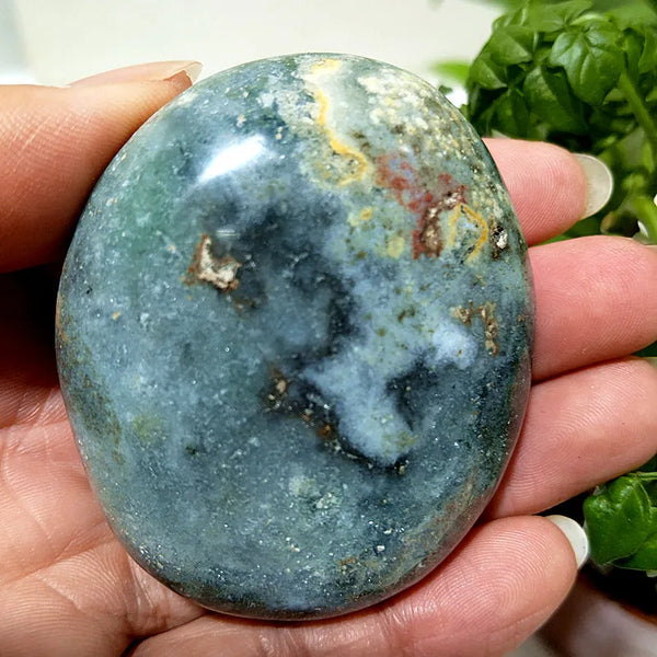 Ocean Jasper Palm Stone-ToShay.org