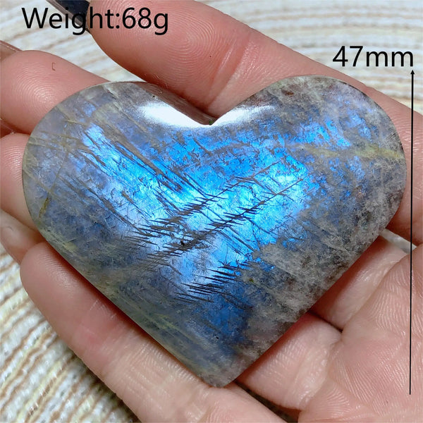 Blue Rainbow Moonstone Hearts-ToShay.org