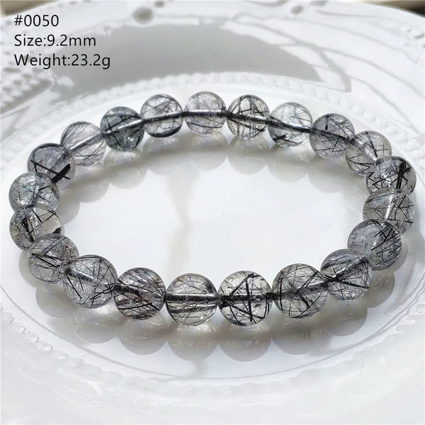Black Rutilated Quartz Bracelet-ToShay.org