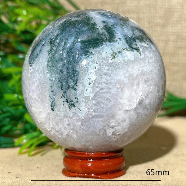 Green Moss Agate Ball-ToShay.org