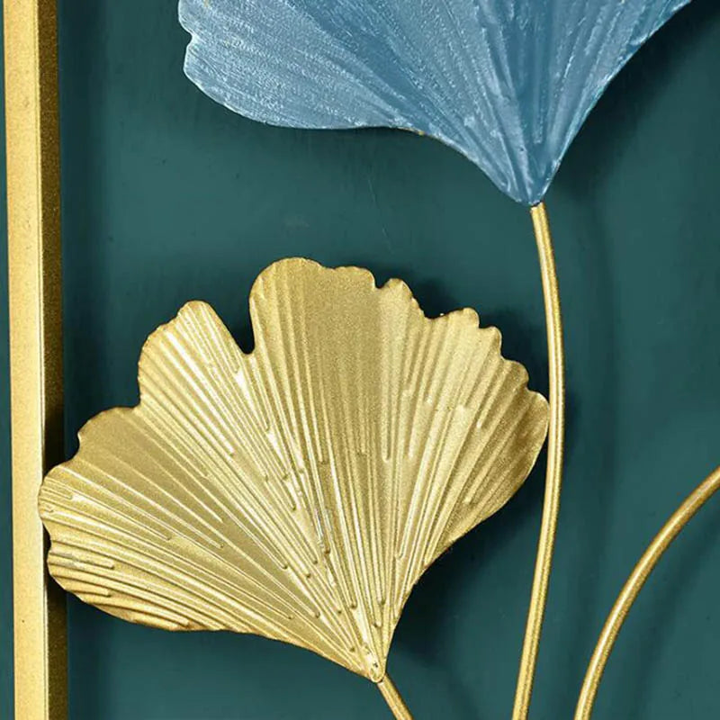 Gold Leaf Iron Wall Art-ToShay.org
