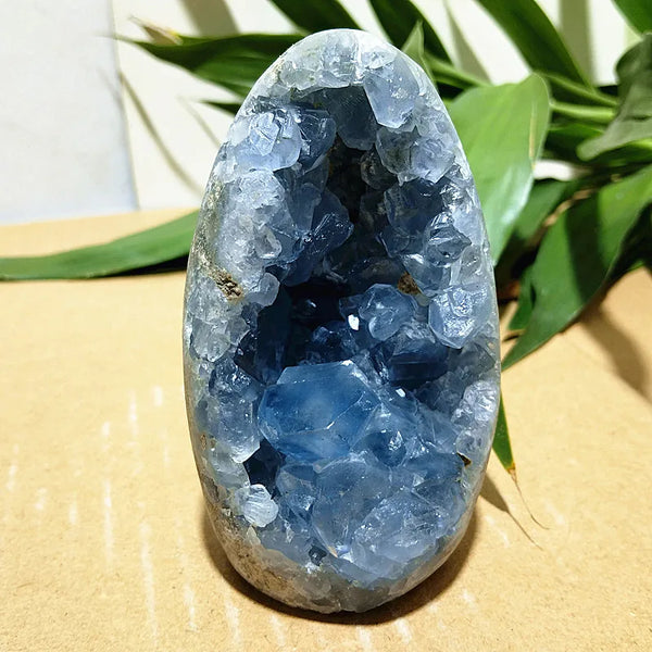 Blue Celestine Crystal Geode-ToShay.org