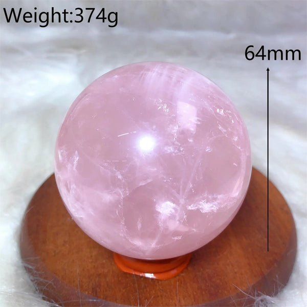Pink Rose Quartz Ball-ToShay.org
