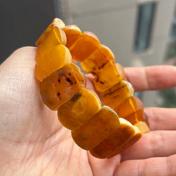 Yellow Amber Bracelet-ToShay.org