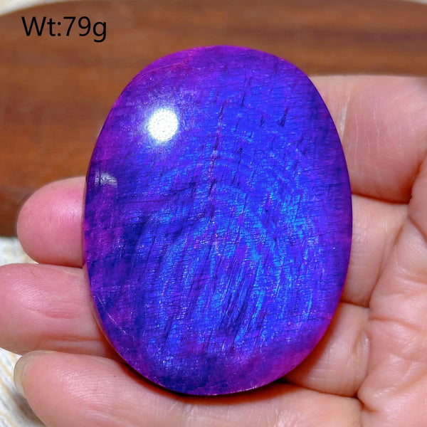 Purple Violet Rainbow Moonstone-ToShay.org